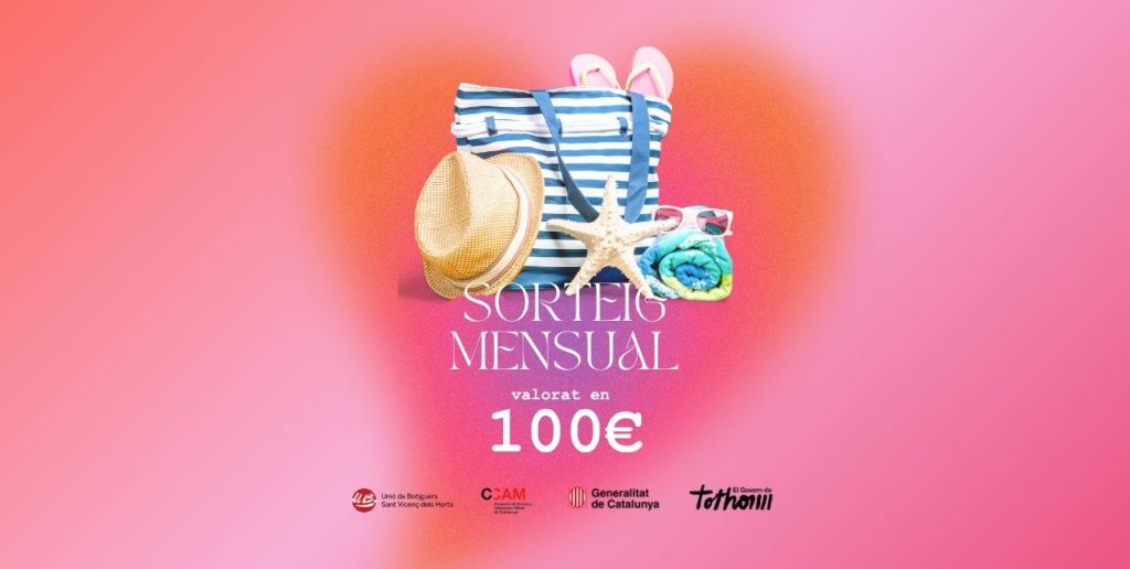 Portada web sorteig mensual 2025 Unió de Botiguers